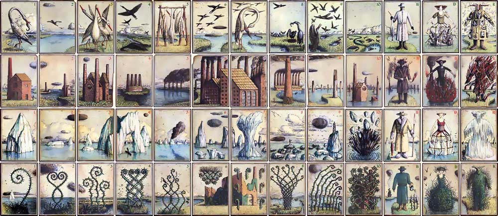 contact a2a, tarot cards, complete set